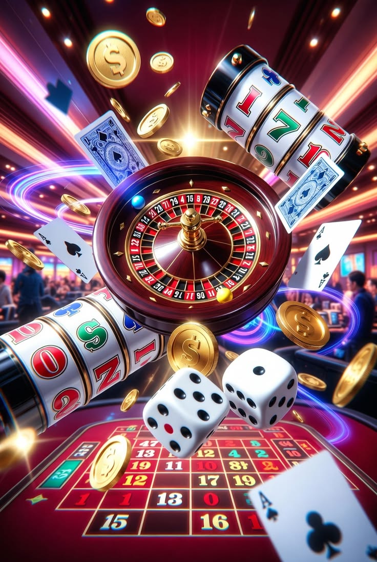 European roulette wheel and betting table on mole Bundesliga