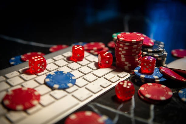 Baccarat game table with Player and Banker betting positions